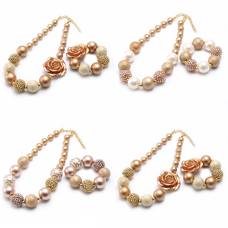 chunky bubblegum necklace